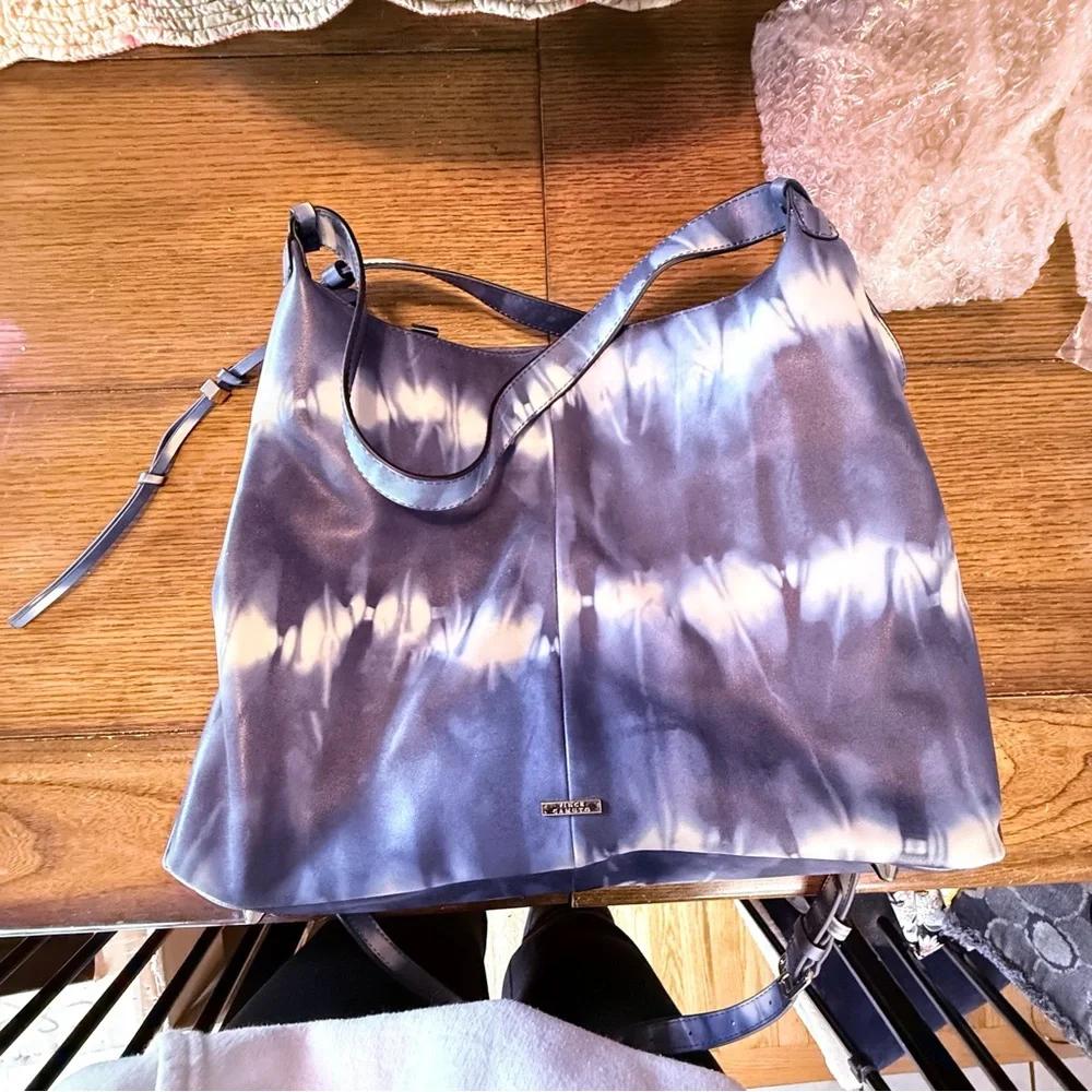 Vince Camuto Tania tie dye slouchy tote.